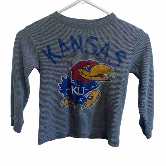 Kansas University waffle knit long sleeve - Picture 1 of 6
